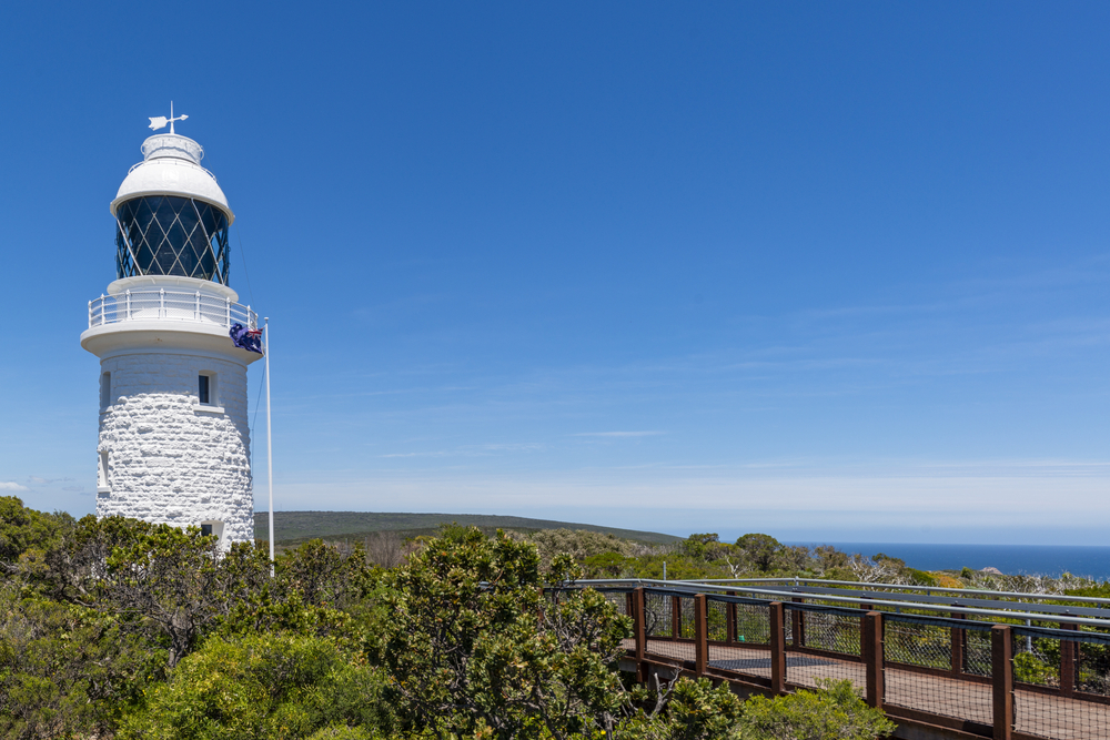 Beautiful view of Cape Naturaliste Lighthouse