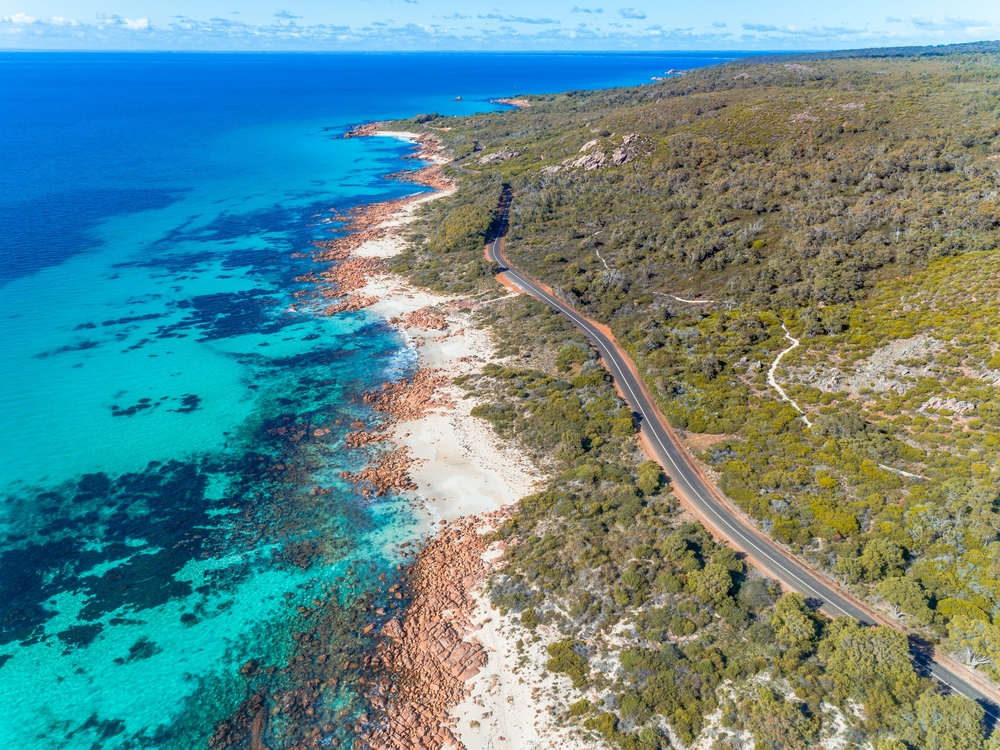 Eagle Bay Meelup Road in Western Australia