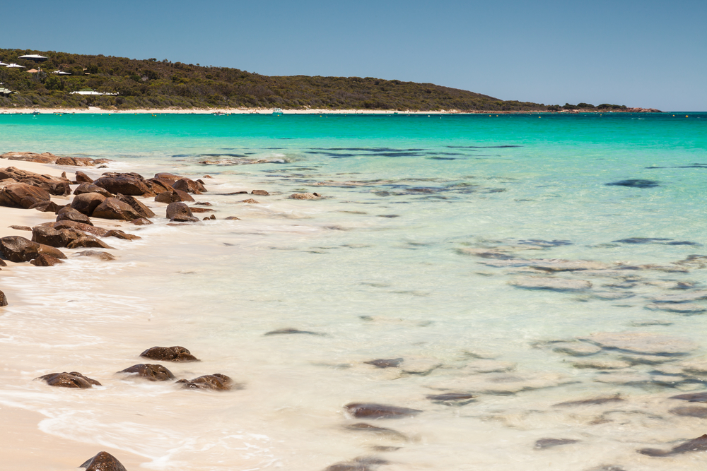 Refreshing swim at the Eagle Bay