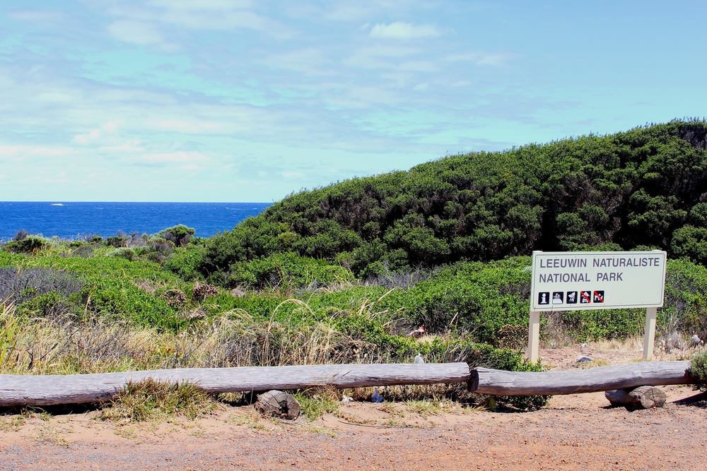 Signboard of Leeuwin Naturaliste National Park Dunsborough