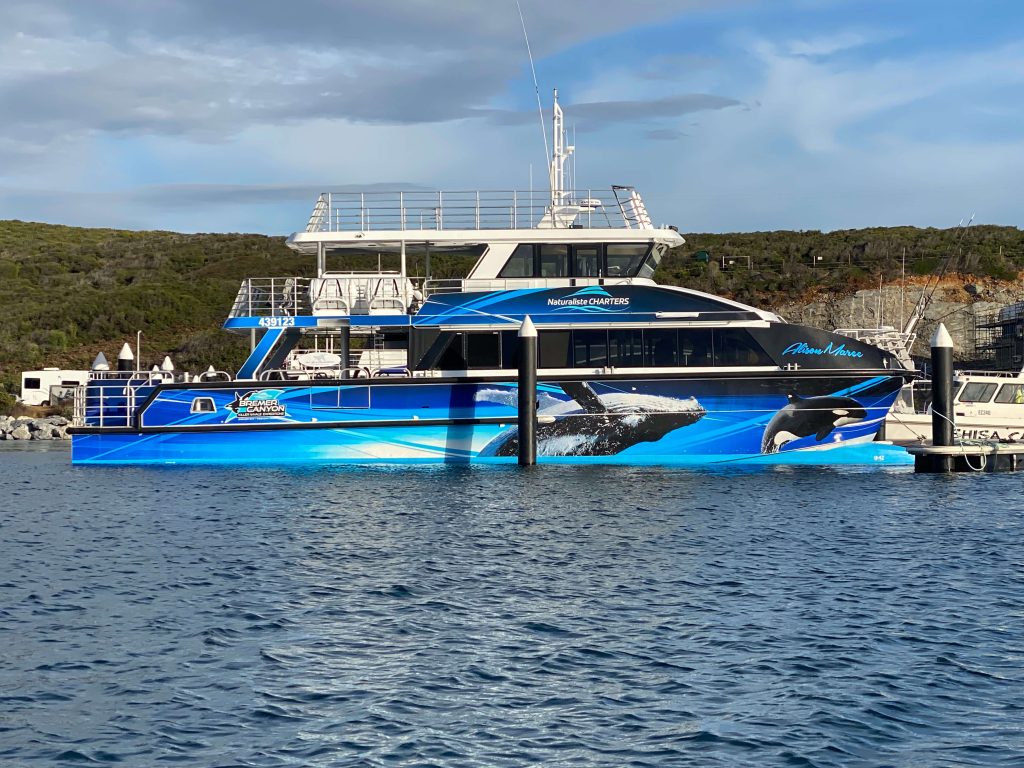 Naturaliste Charters 23 metre upgraded catamaran -The Alison Maree