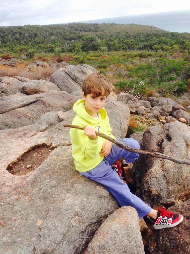 Kids hiking trails along Meelup Park near Dunsborough