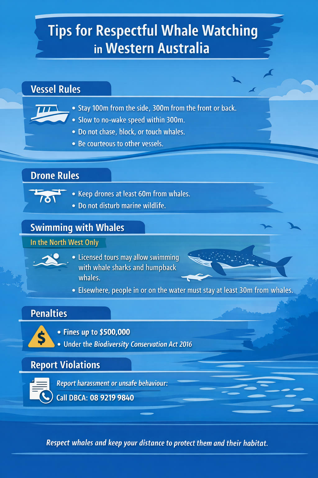 Whale Watching Guidelines in WA 